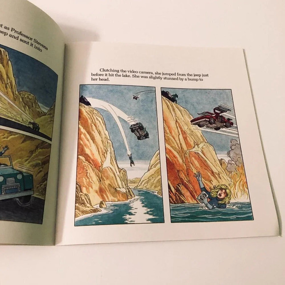 Vintage 1986 Mask Mission Meteor Golden Super Adventure Golden Book - Picture 10 of 14